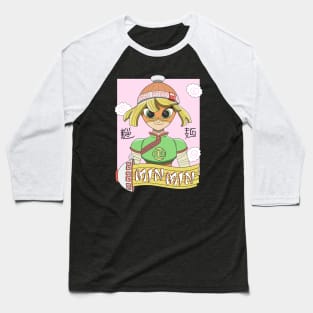 Min Min the Ramen Bomber Baseball T-Shirt